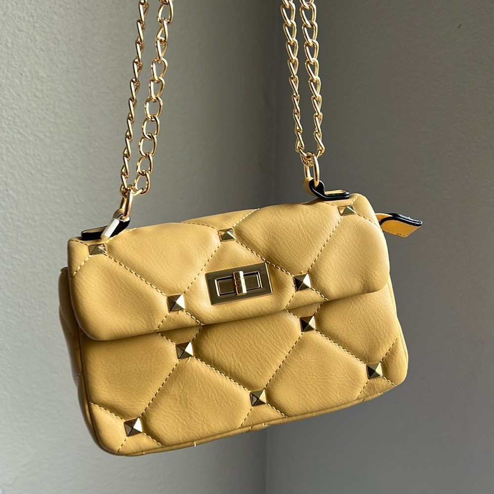 Isabelle Vegan leather Studded Crossbody Bag - Picture 15 of 16